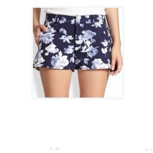 EUC Joie “Vilene” Blue Floral 3” Shorts (E-1)